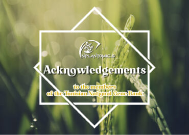 The INPLANTOMICS team sends heartfelt thanks to the members of the Tunisian National Gene Bank